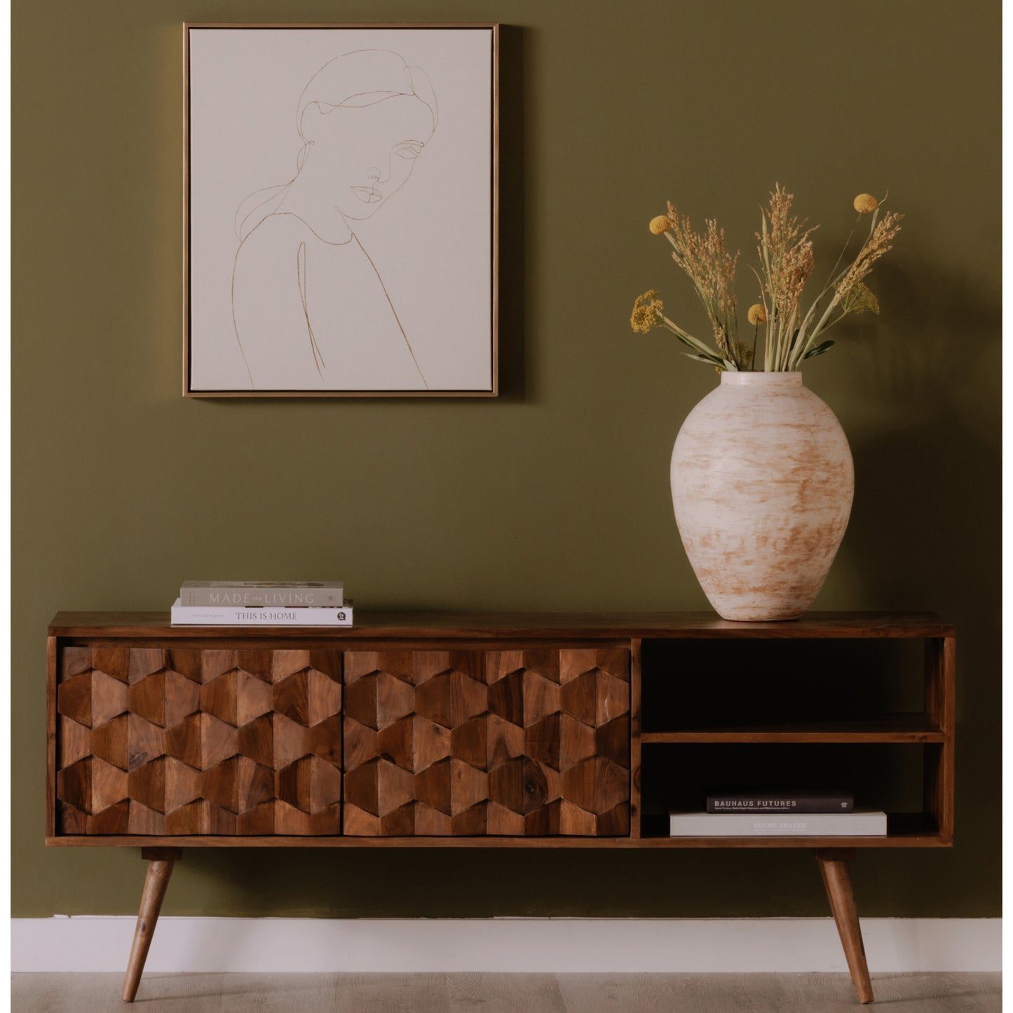 O2 TV Cabinet Natural by Moe's Home