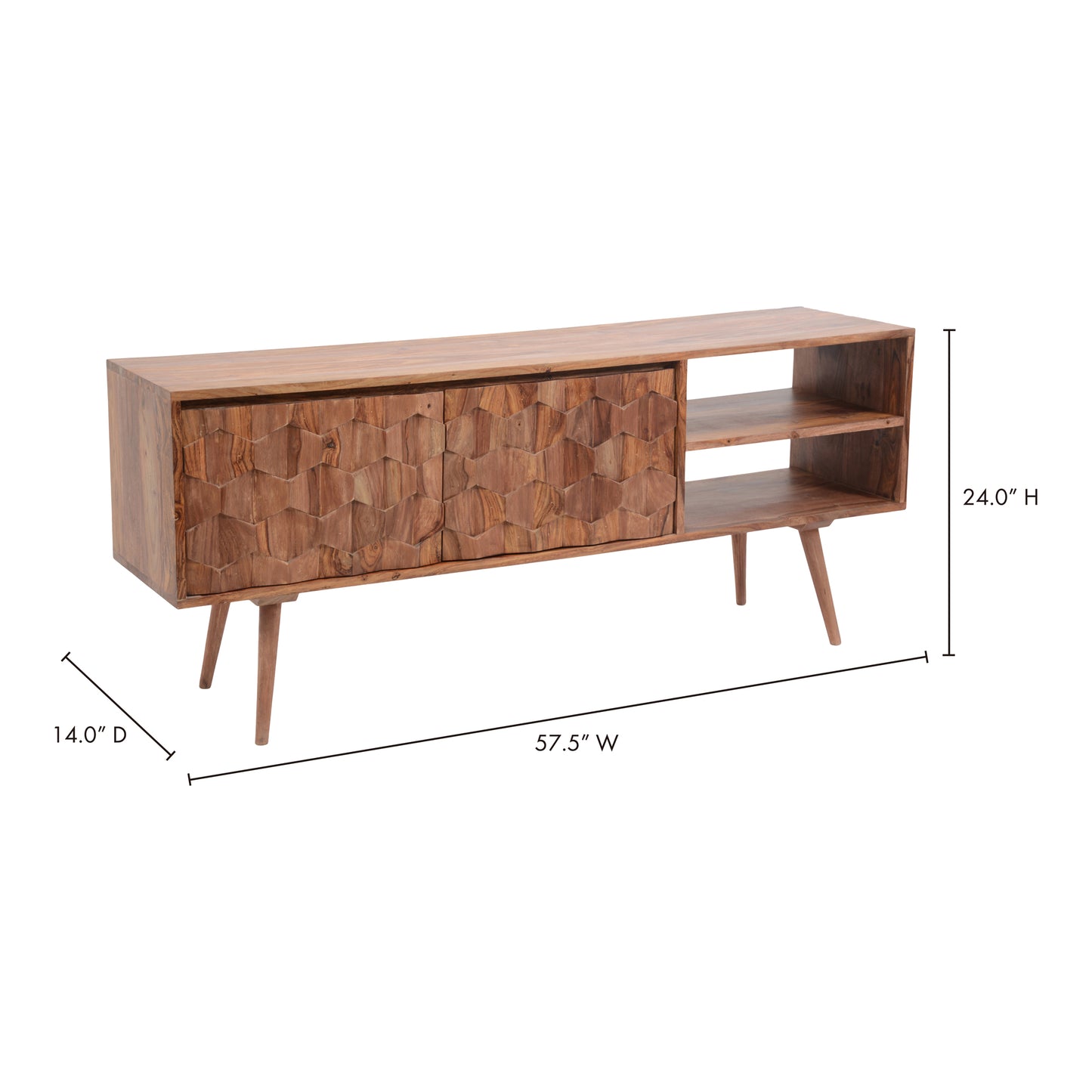 O2 TV Cabinet Natural by Moe's Home