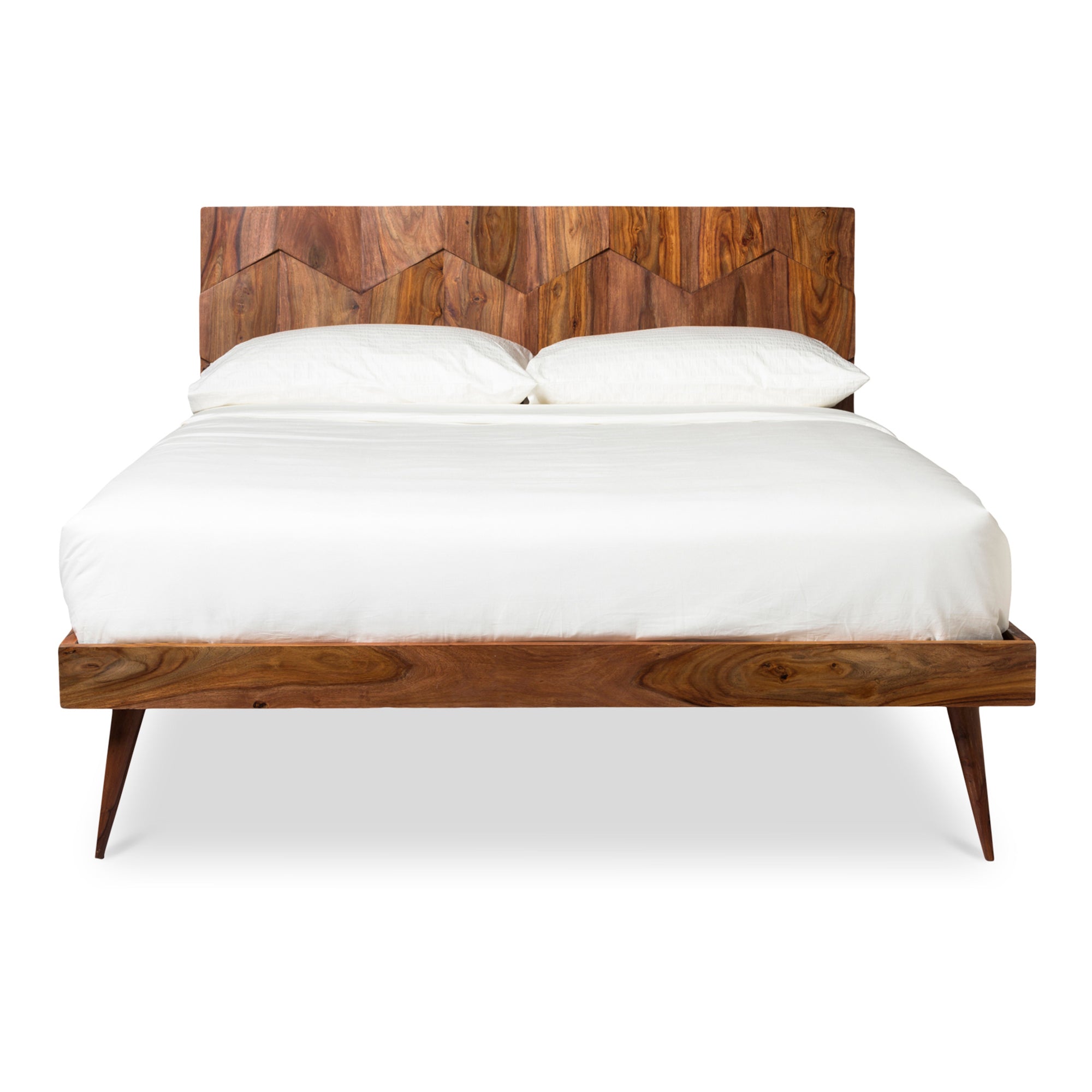 O2 Queen Bed Dark Brown | Brown