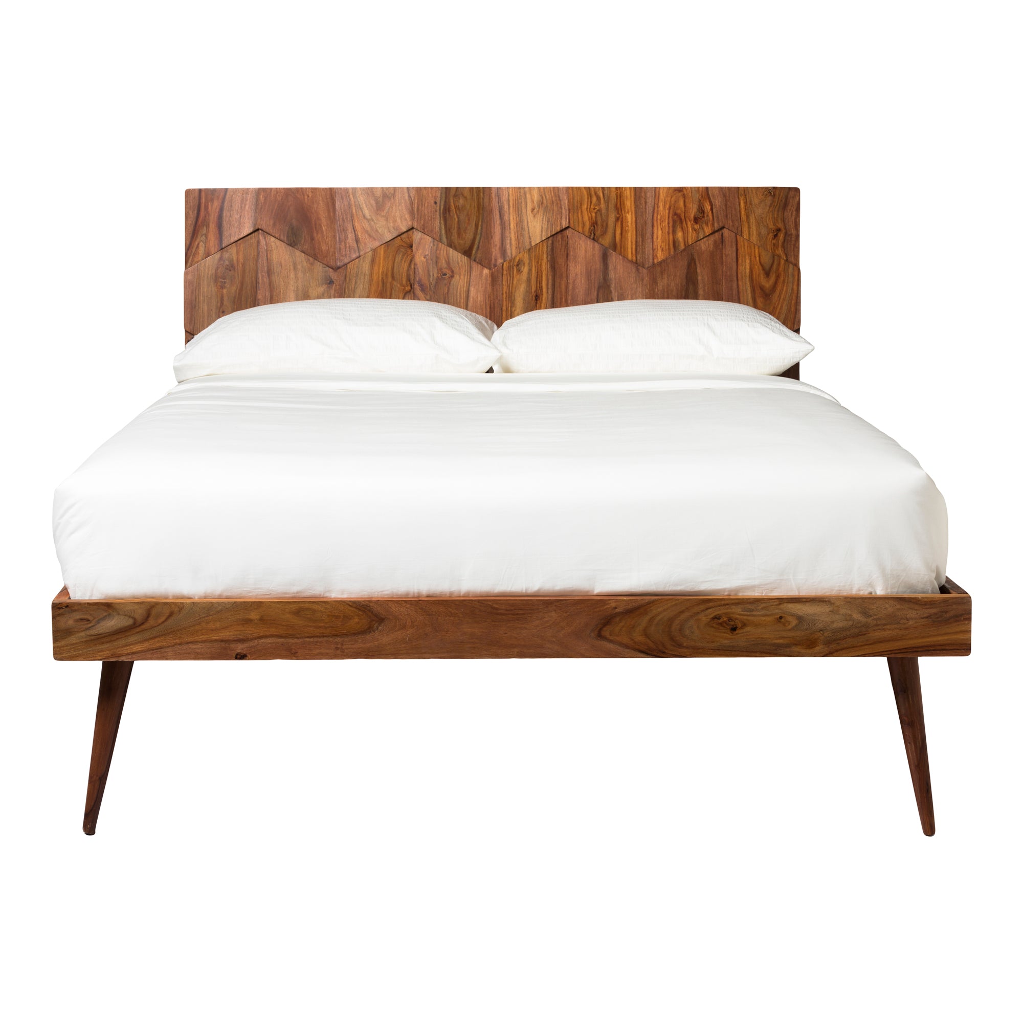 O2 Queen Bed Dark Brown