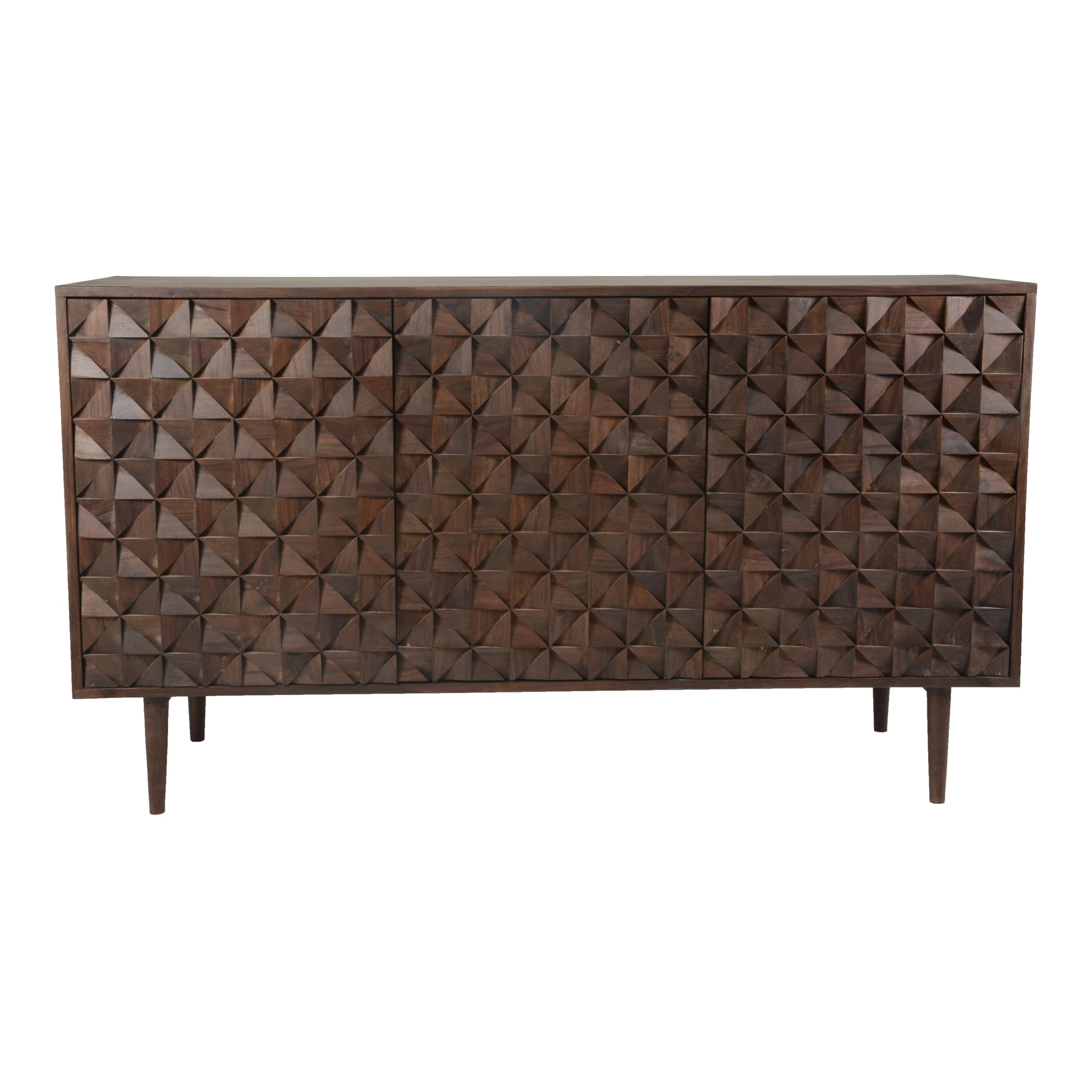 Pablo 3 Door Sideboard Dark Brown | Brown