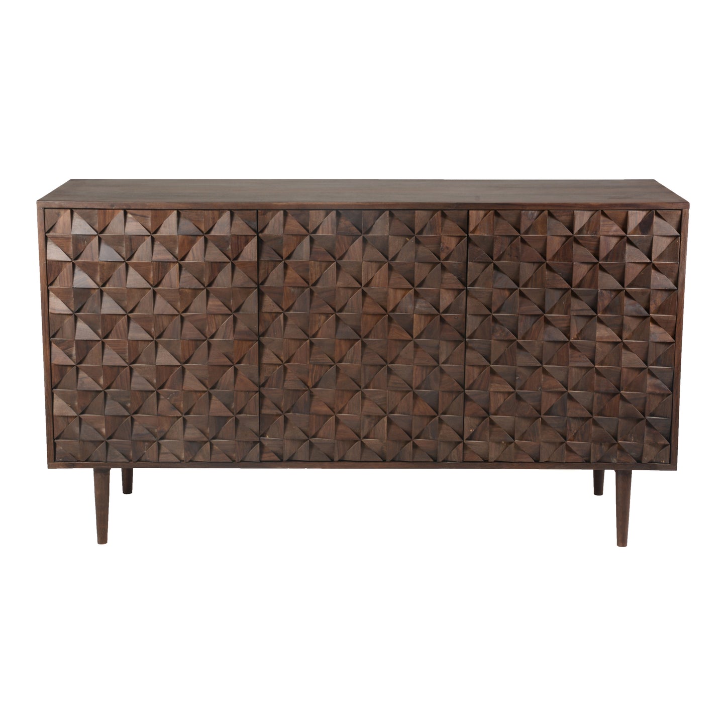 Pablo 3 Door Sideboard Dark Brown by Moe's Home