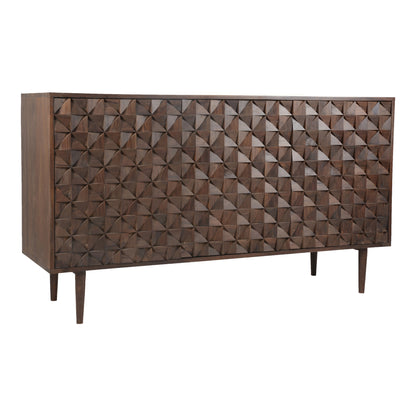 Pablo 3 Door Sideboard Dark Brown