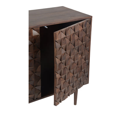 Pablo 3 Door Sideboard Dark Brown