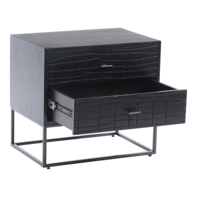 Atelier Nighstand Black by Moe's Home
