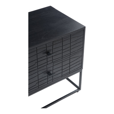 Atelier Nighstand Black by Moe's Home