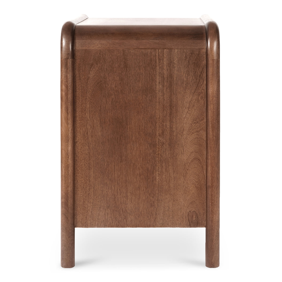 Rye 3 Drawer Nightstand Warm Brown by Moe's Home