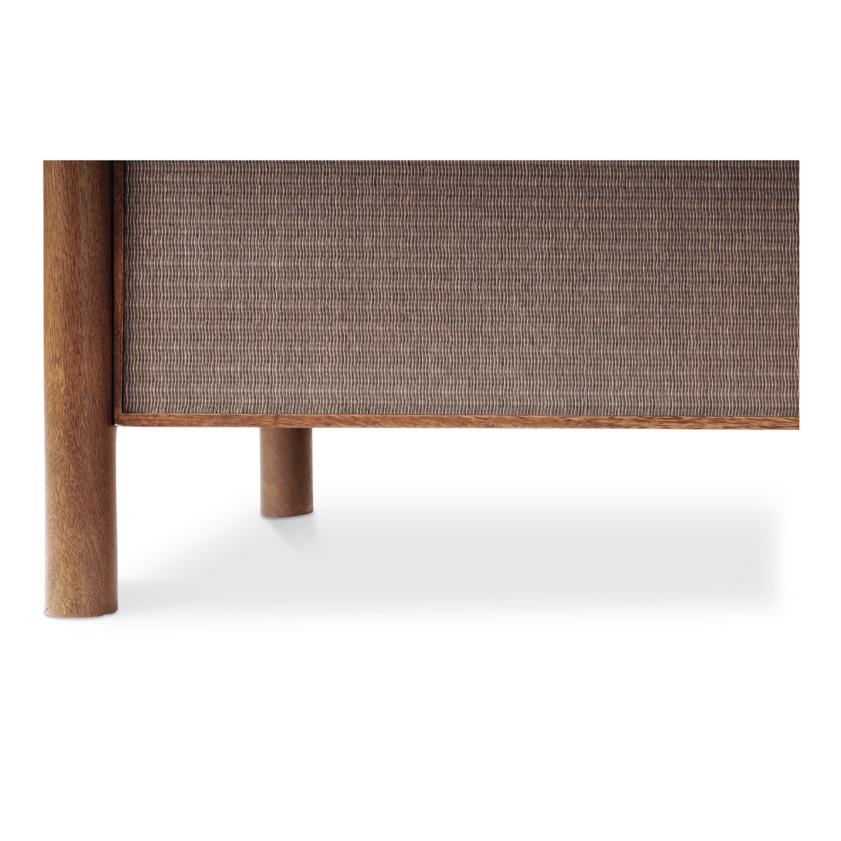 Rye 3 Drawer Nightstand Warm Brown by Moe's Home
