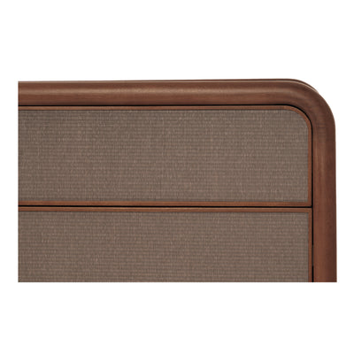 Rye 6 Drawer Dresser Warm Brown by Moe's Home