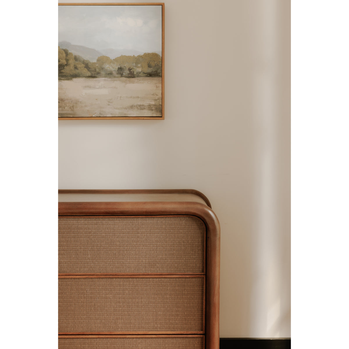 Rye 6 Drawer Dresser Warm Brown by Moe's Home