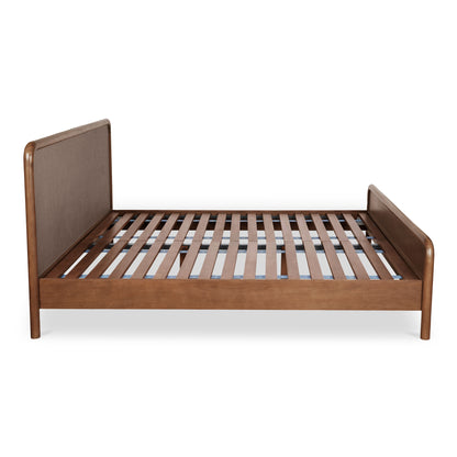 Rye Queen Bed Warm Brown