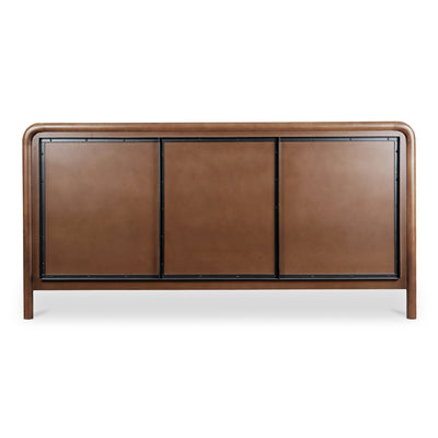 Rye Queen Bed Warm Brown by Moe's Home