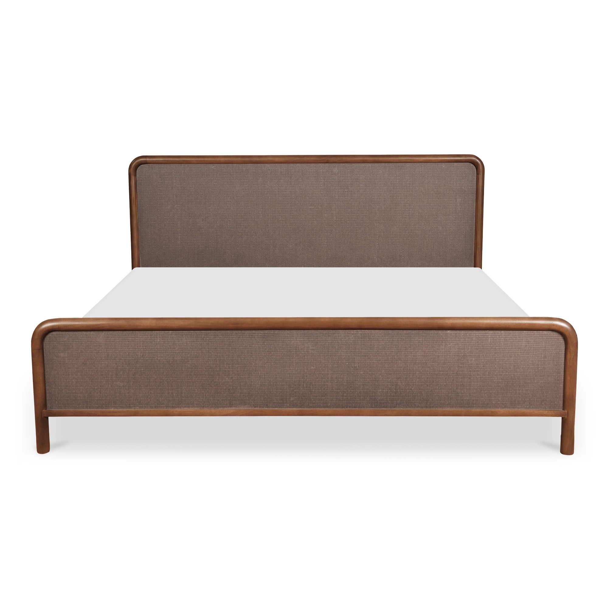 Rye Queen Bed Warm Brown | Brown