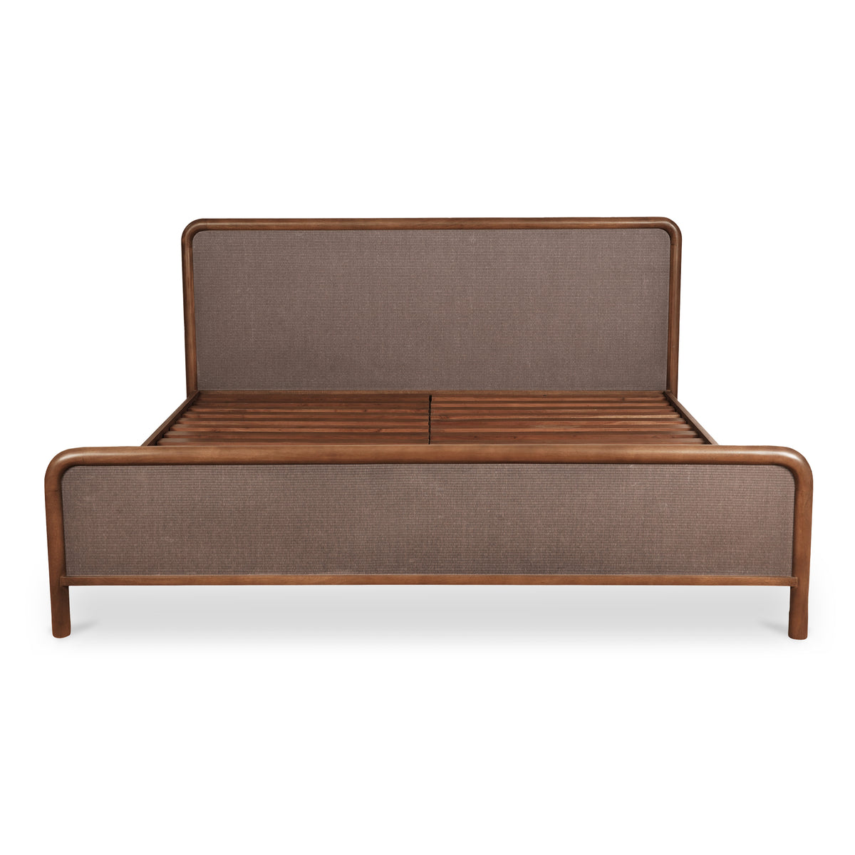 Rye King Bed Warm Brown by Moe's Home