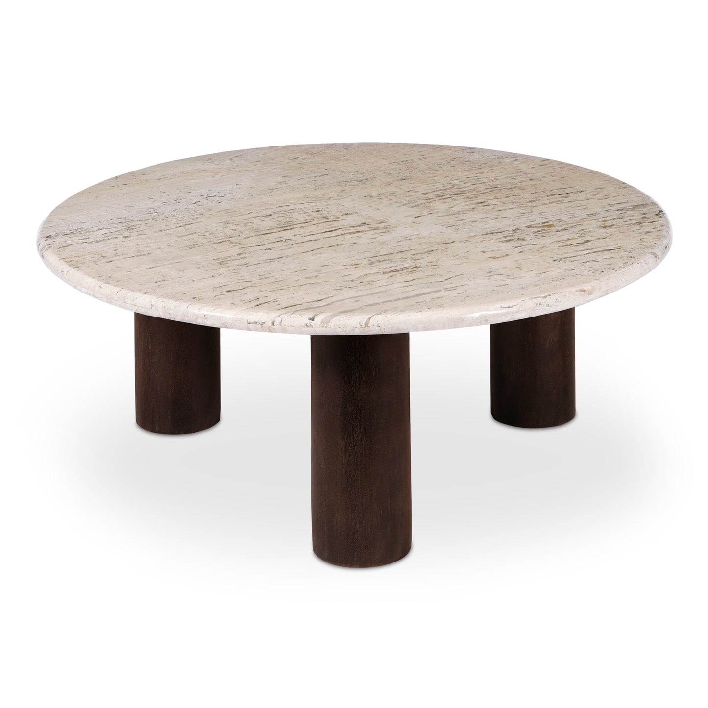Landon Coffee Table Beige Travertine by Moe's Home