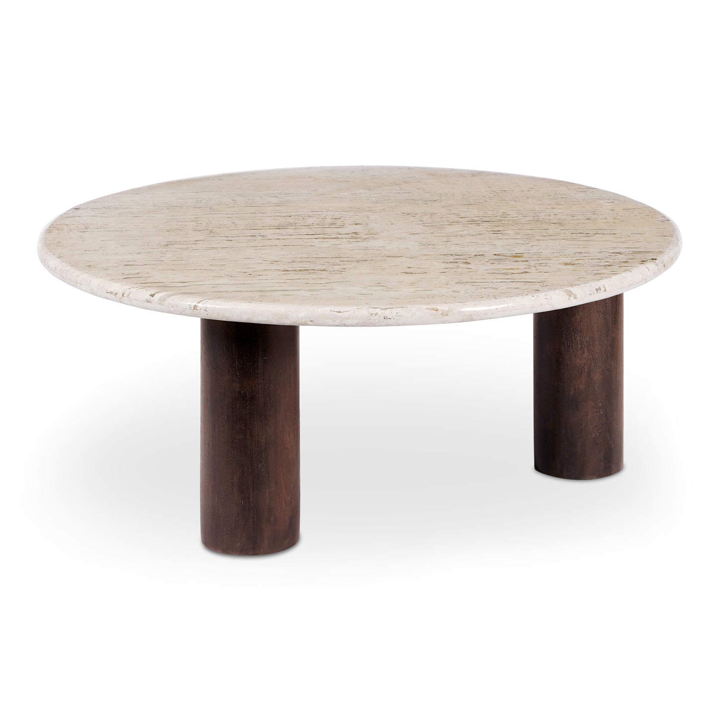 Landon Coffee Table Beige Travertine by Moe's Home