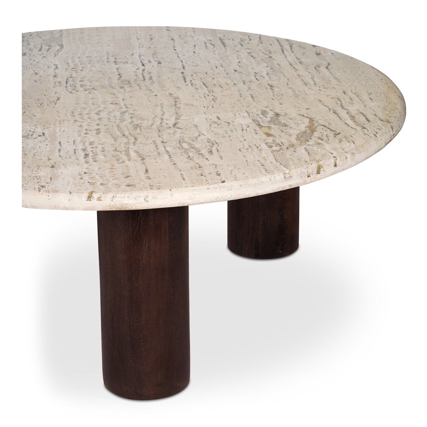 Landon Coffee Table Beige Travertine by Moe's Home