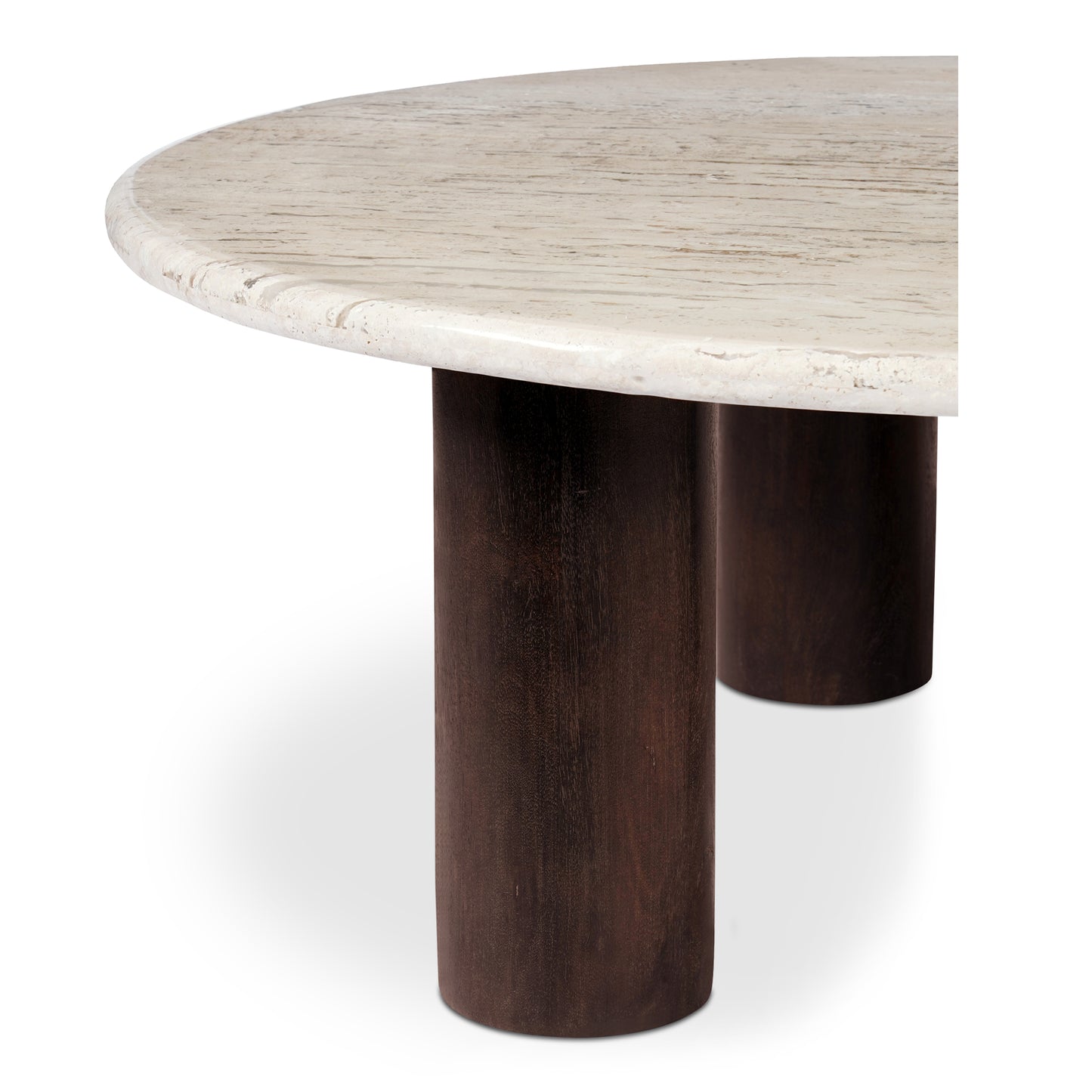 Landon Coffee Table Beige Travertine by Moe's Home