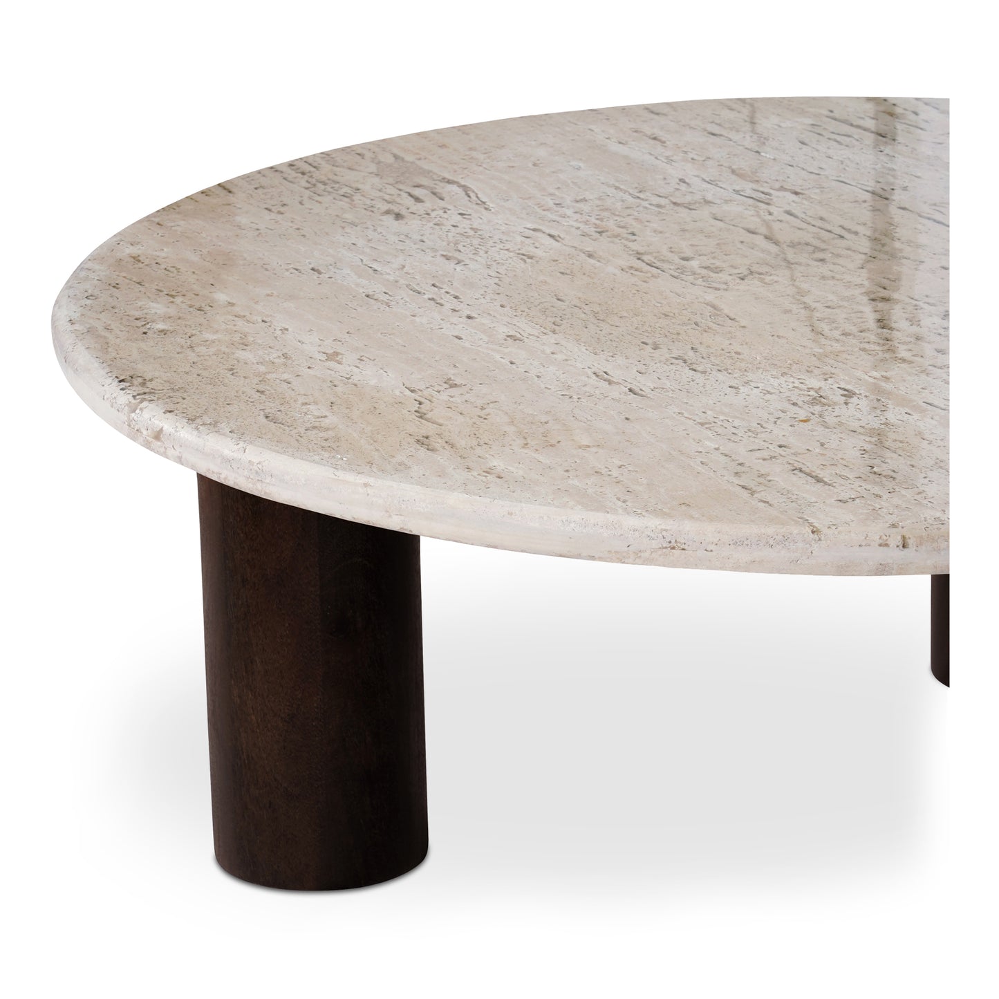 Landon Coffee Table Beige Travertine by Moe's Home