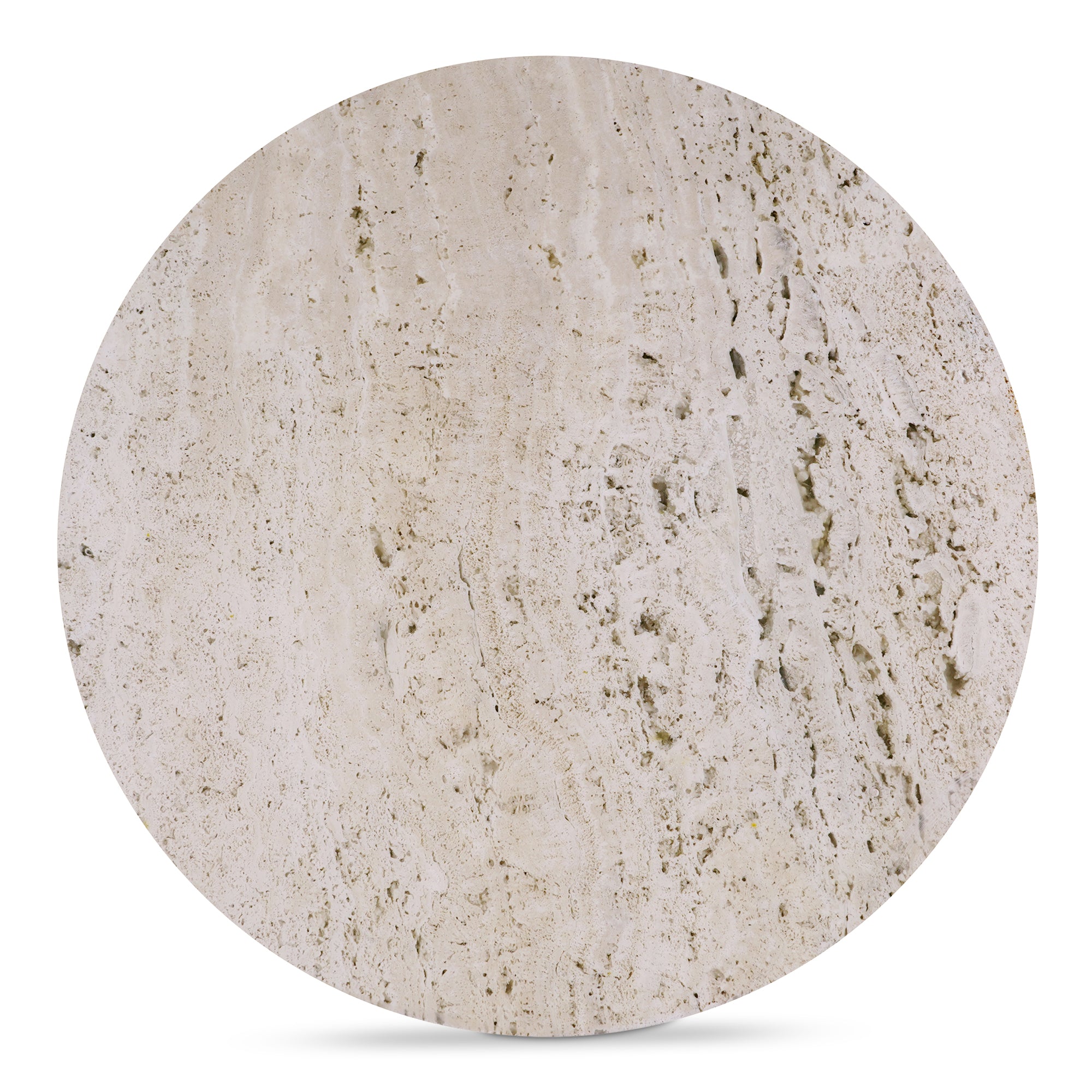 Landon Accent Table Beige Travertine