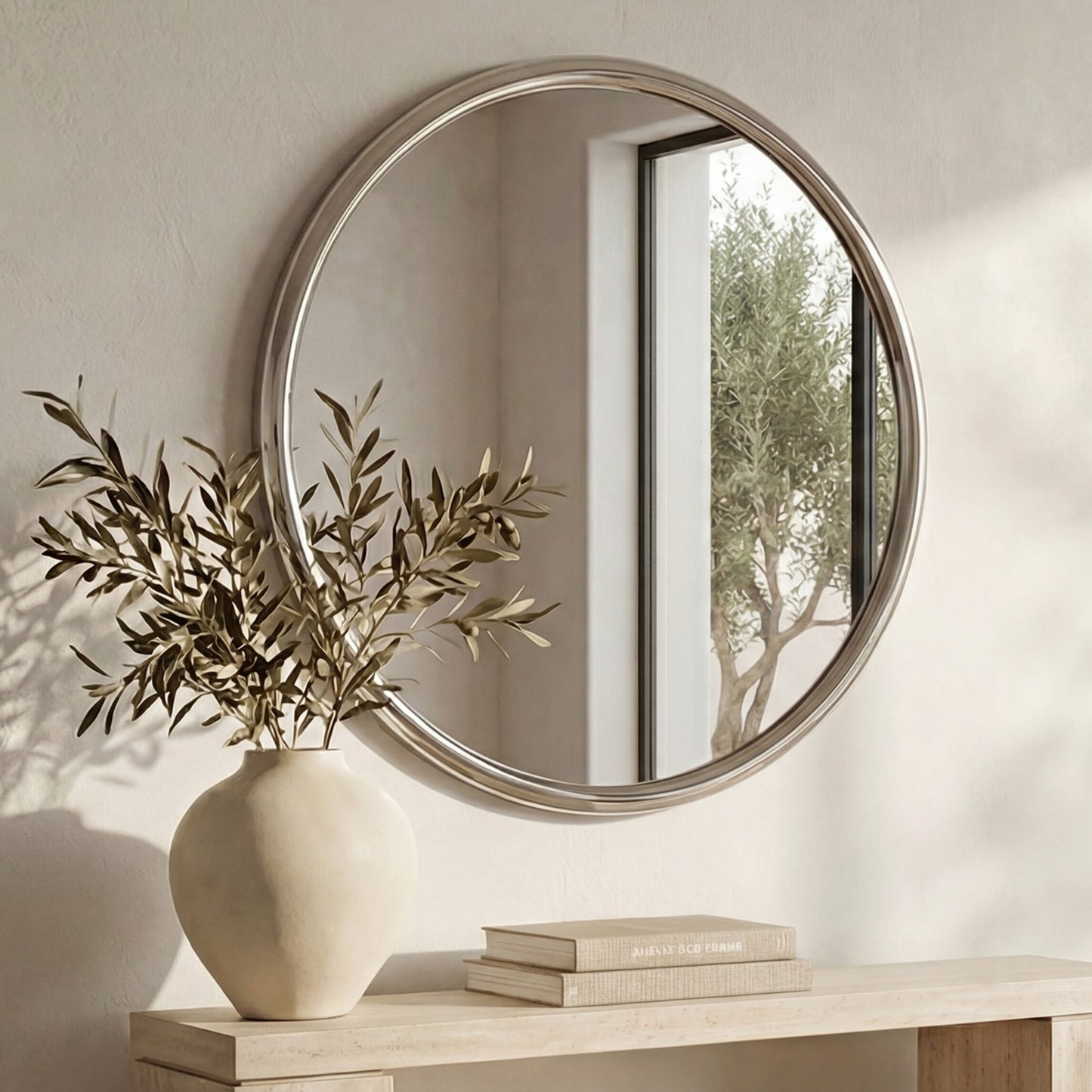 Lars Mirror Chrome by Moe's Home