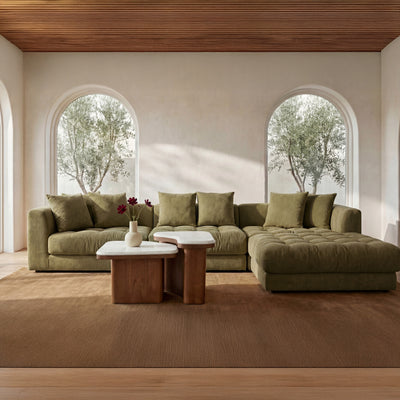 Abi Nesting Coffee Table Beige Cosmos by Moe's Home