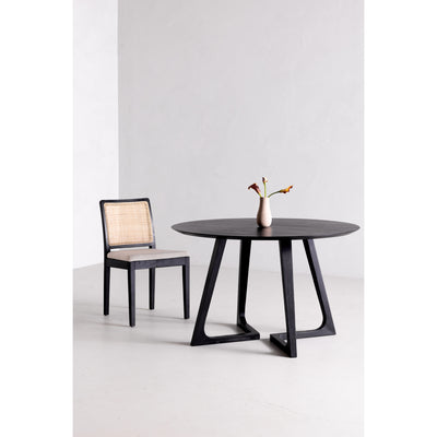 Godenza Round Dining Table Black by Moe's Home