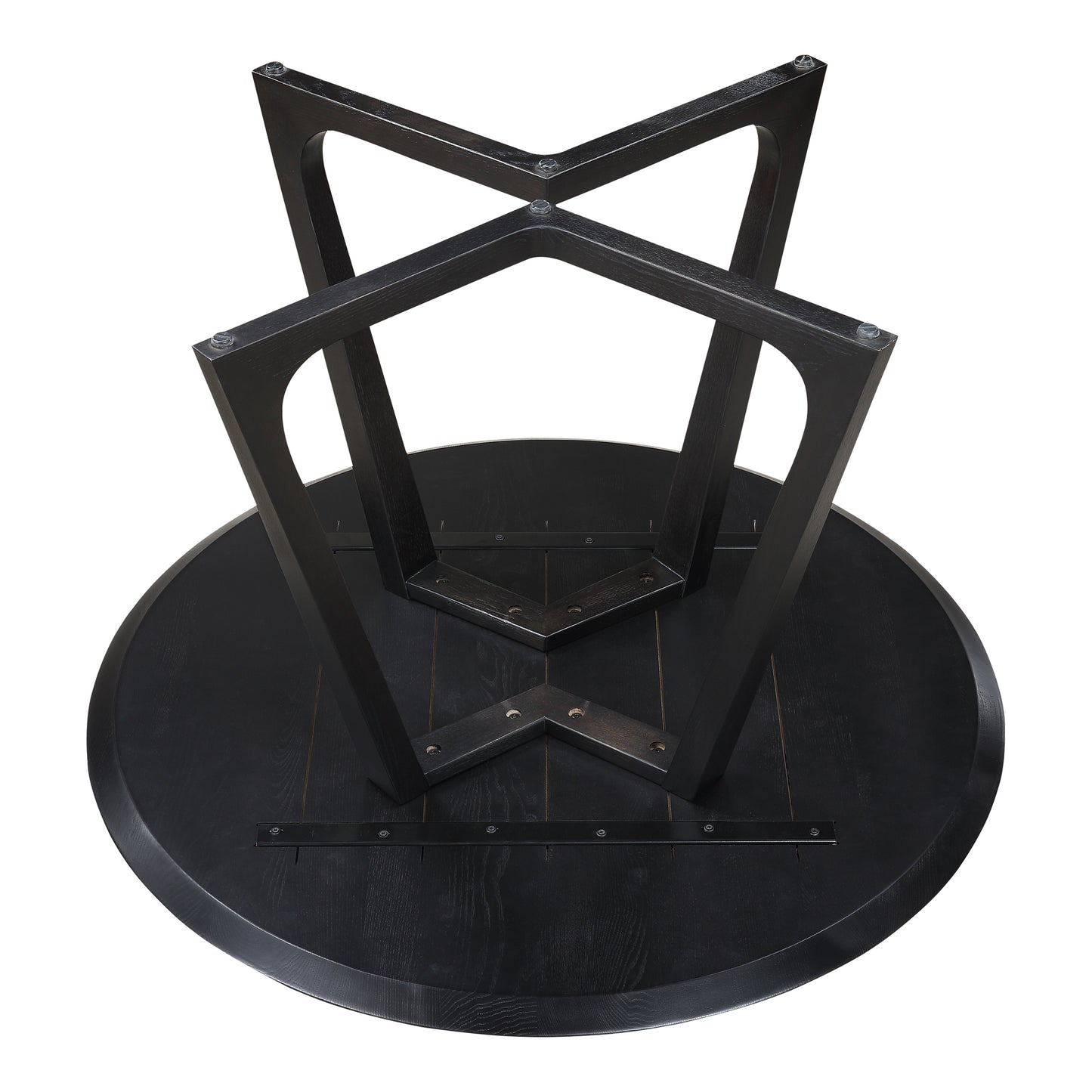 Godenza Round Dining Table Black by Moe's Home