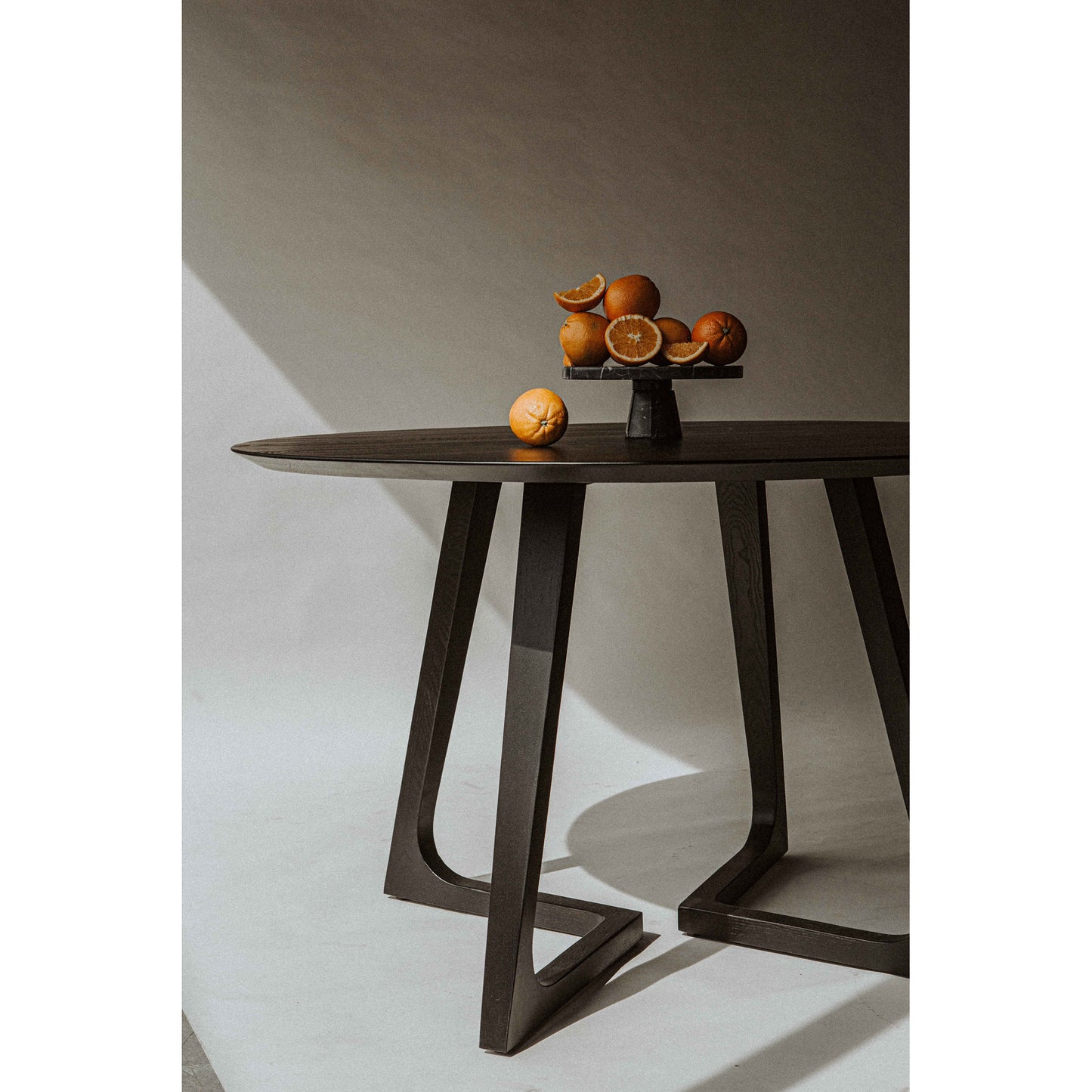 Godenza Round Dining Table Black by Moe's Home