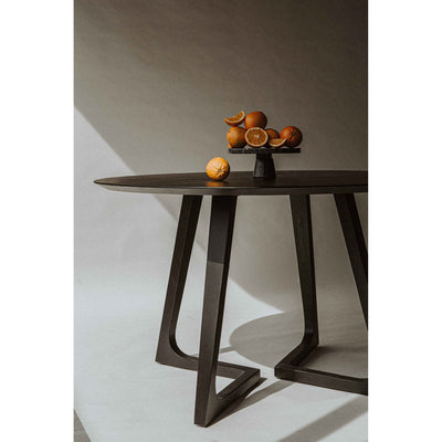 Godenza Round Dining Table Black by Moe's Home
