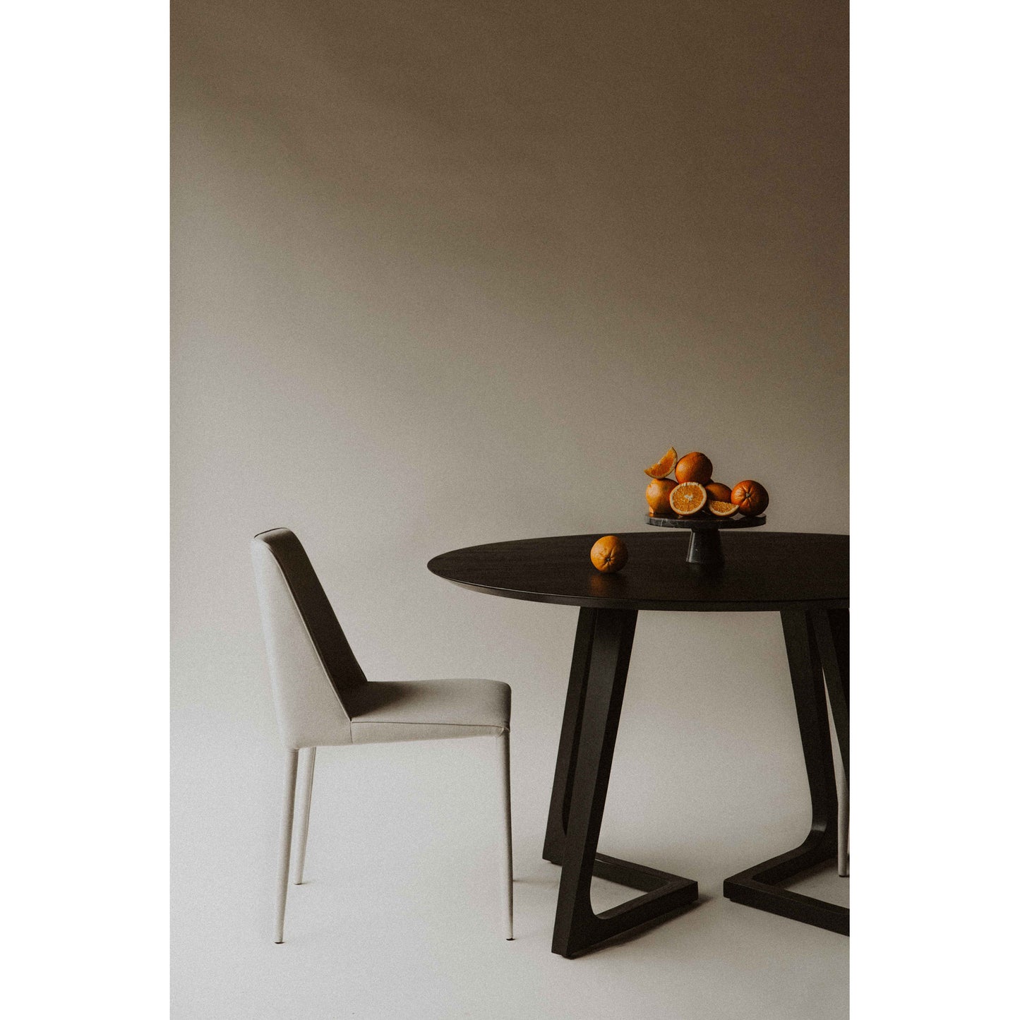 Godenza Round Dining Table Black by Moe's Home