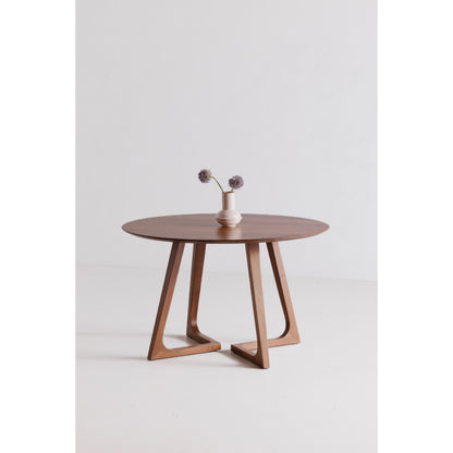 Godenza Round Dining Table Brown