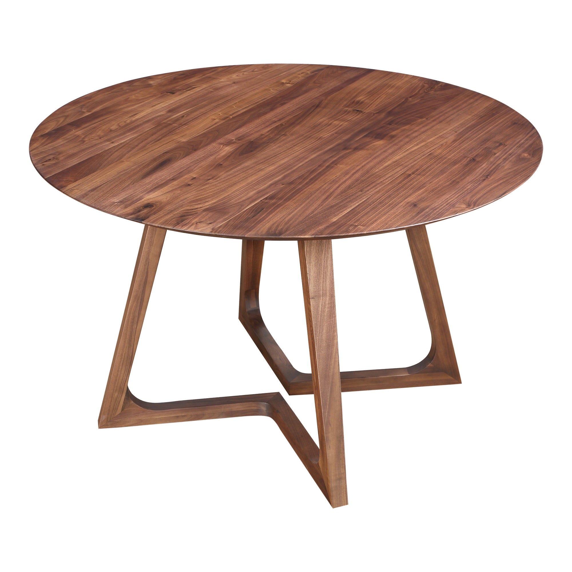 Godenza Round Dining Table Brown