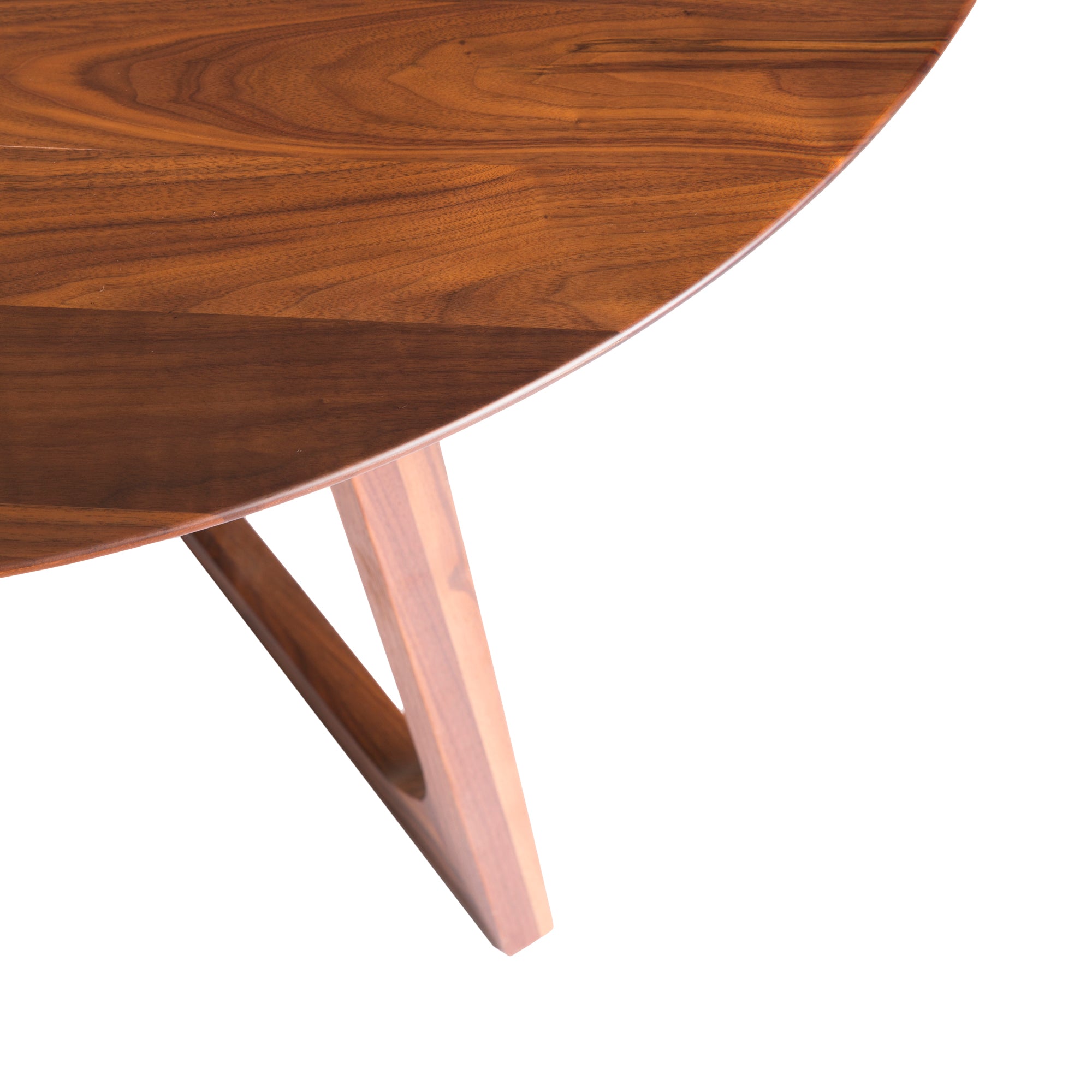 Godenza Round Dining Table Brown