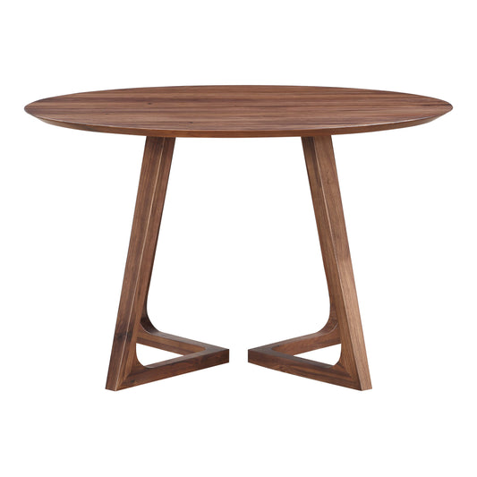 Godenza Round Dining Table Brown | Brown