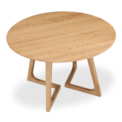 Godenza Round Dining Table Oak