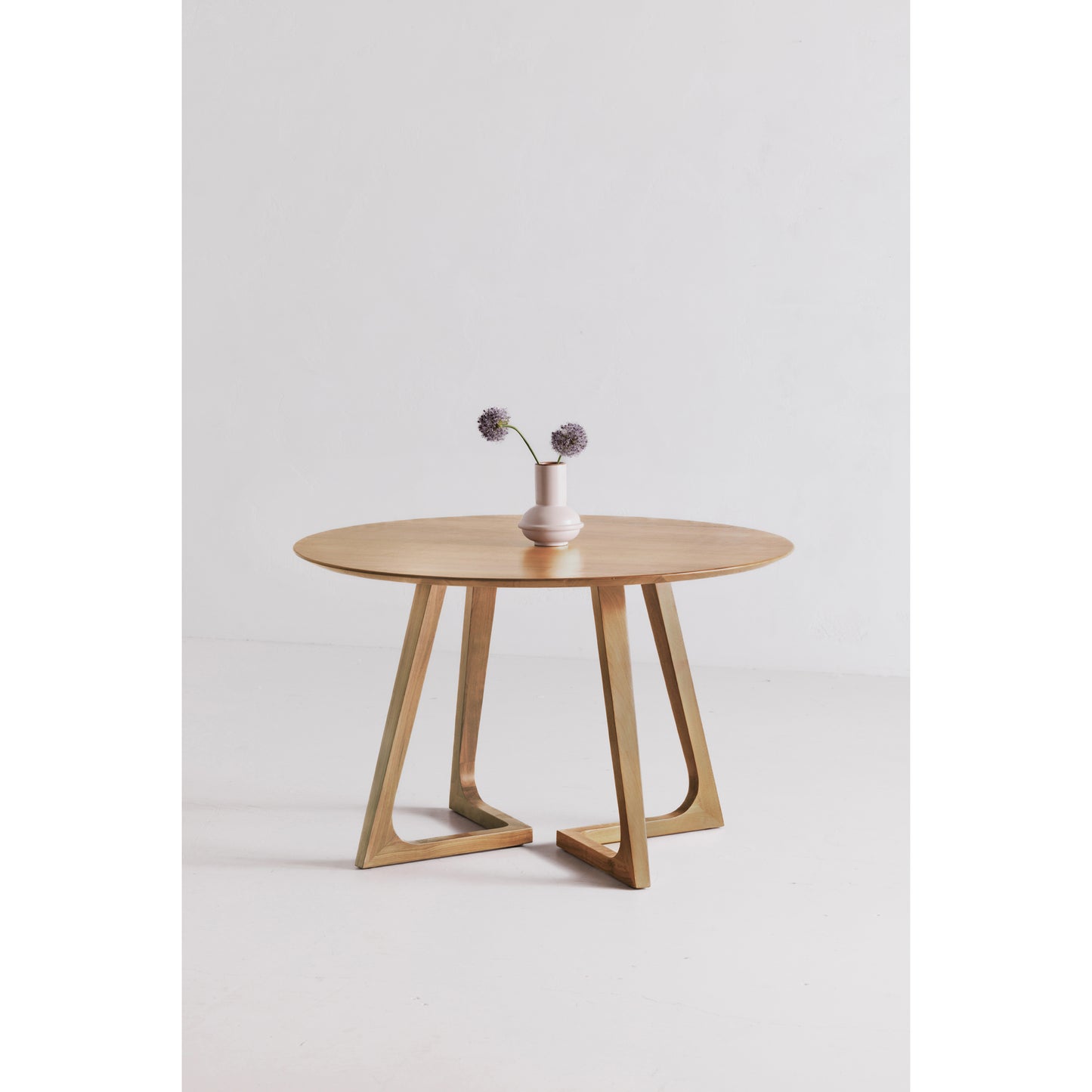 Godenza Round Dining Table Oak by Moe's Home