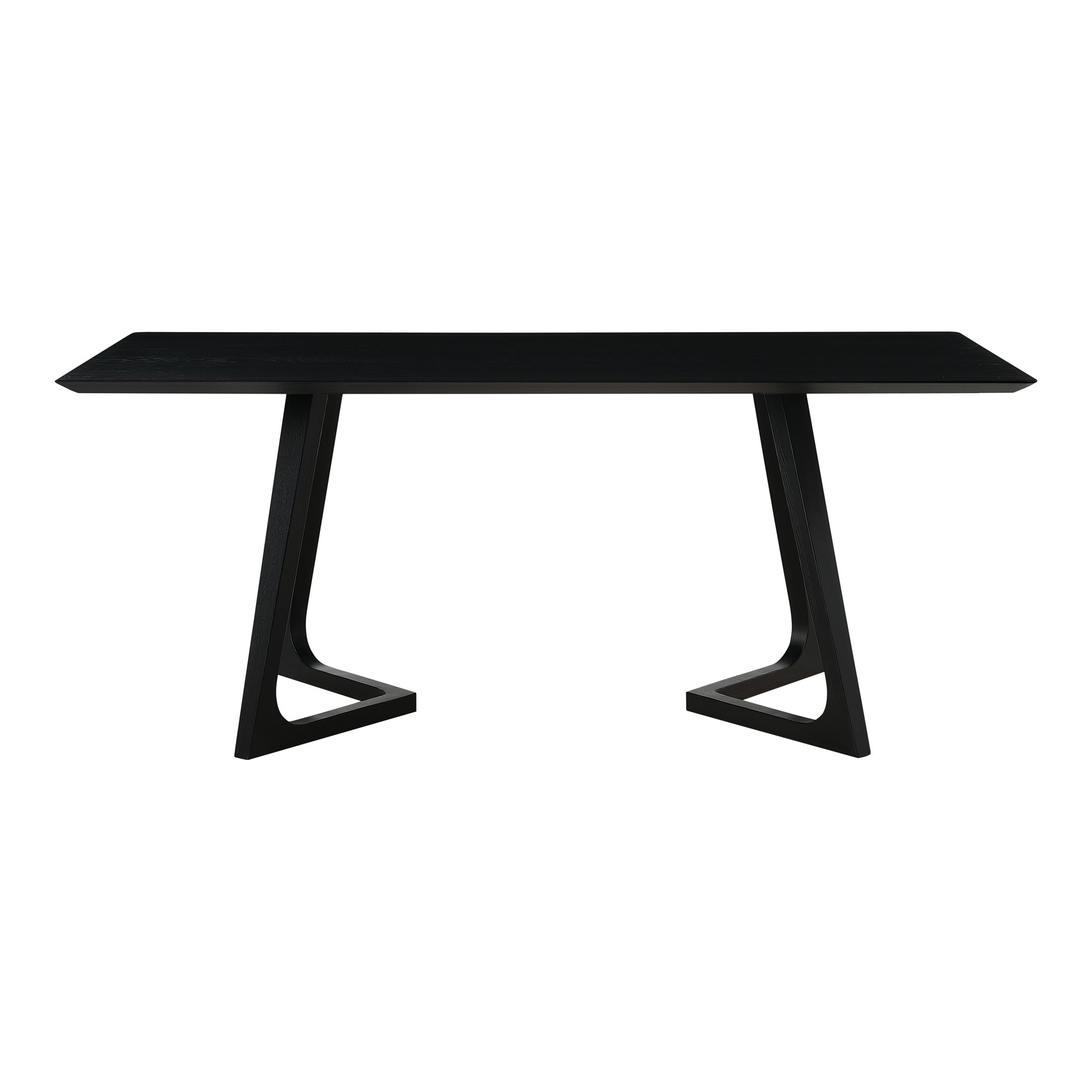 Godenza Rectangular Dining Table Black | Black