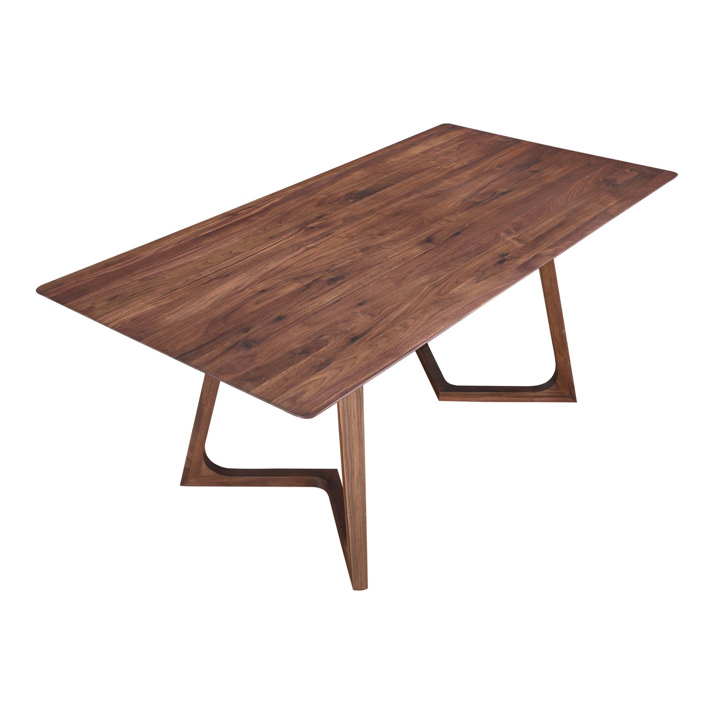 Godenza Rectangular Dining Table Brown by Moe's Home