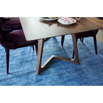 Godenza Rectangular Dining Table Brown by Moe's Home