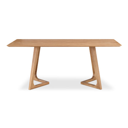 Godenza Rectangular Dining Table Oak | Natural