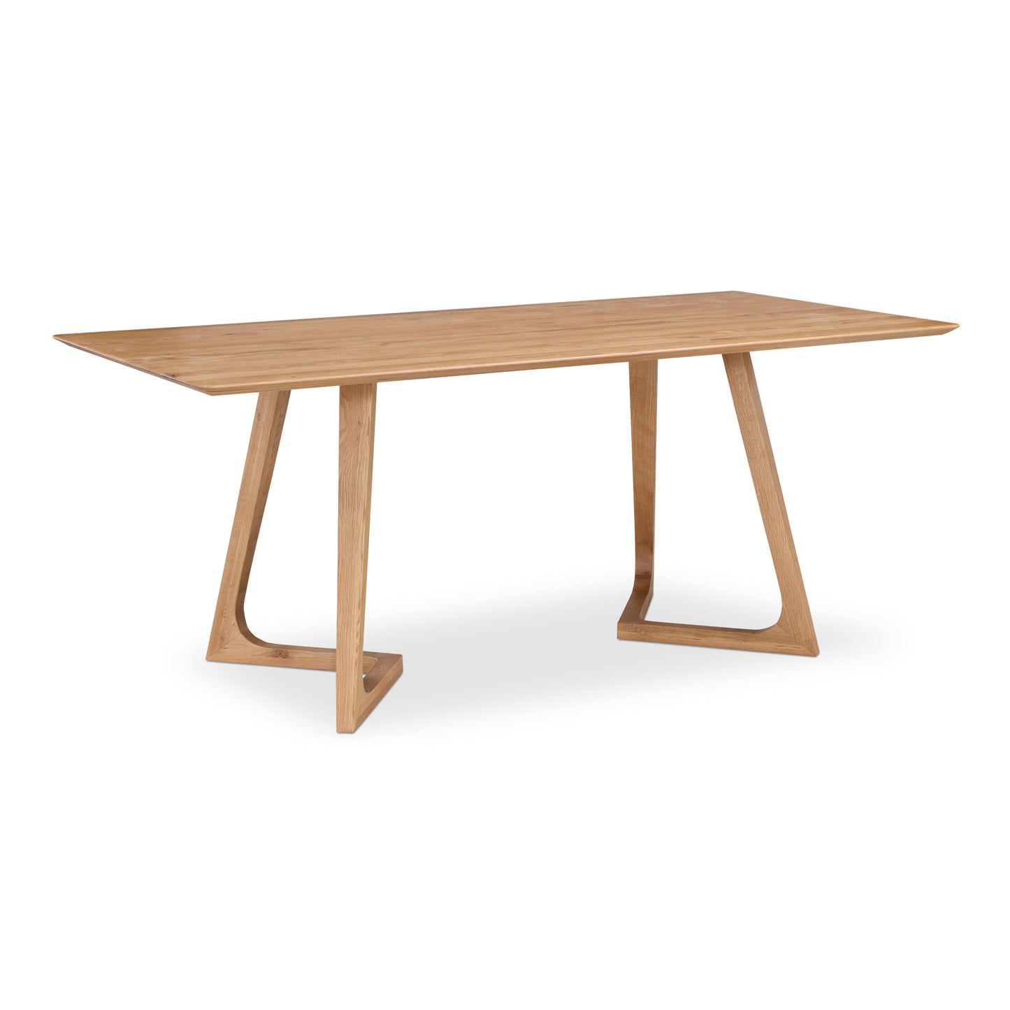 Godenza Rectangular Dining Table Oak by Moe's Home