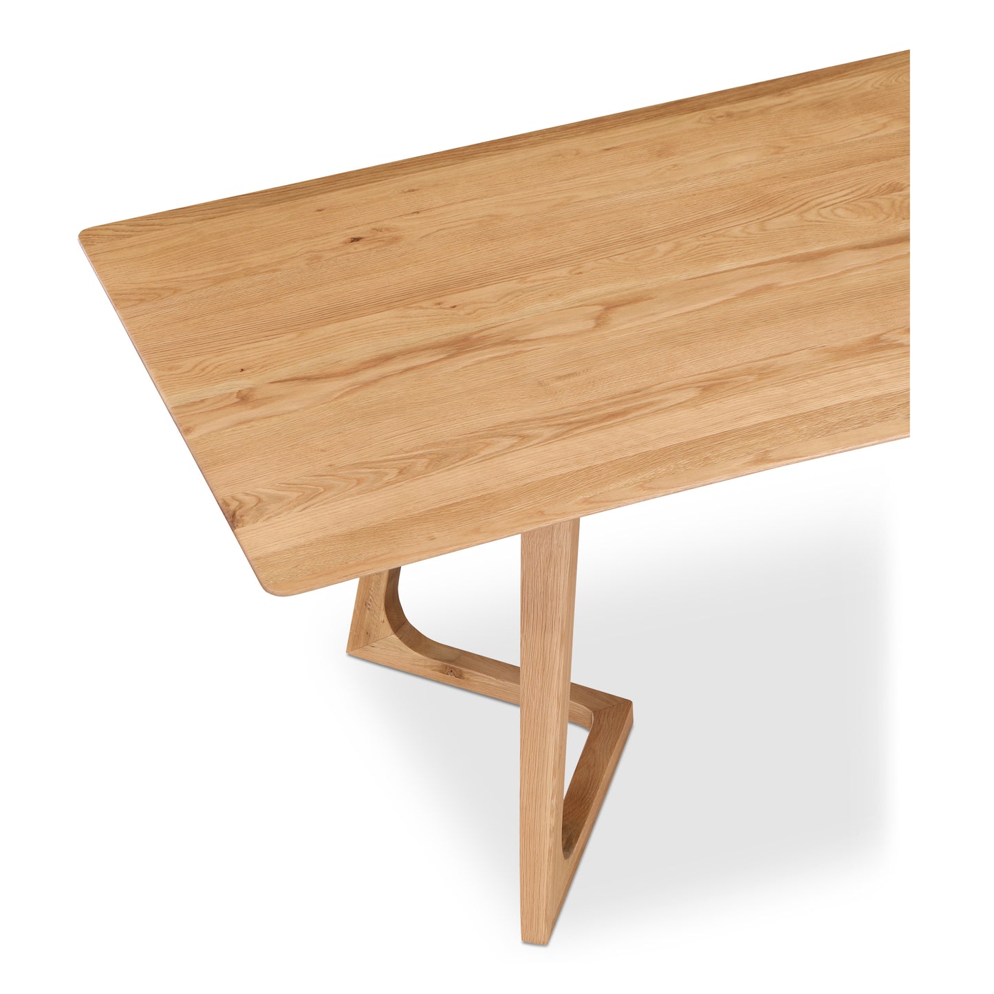 Godenza Rectangular Dining Table Oak by Moe's Home