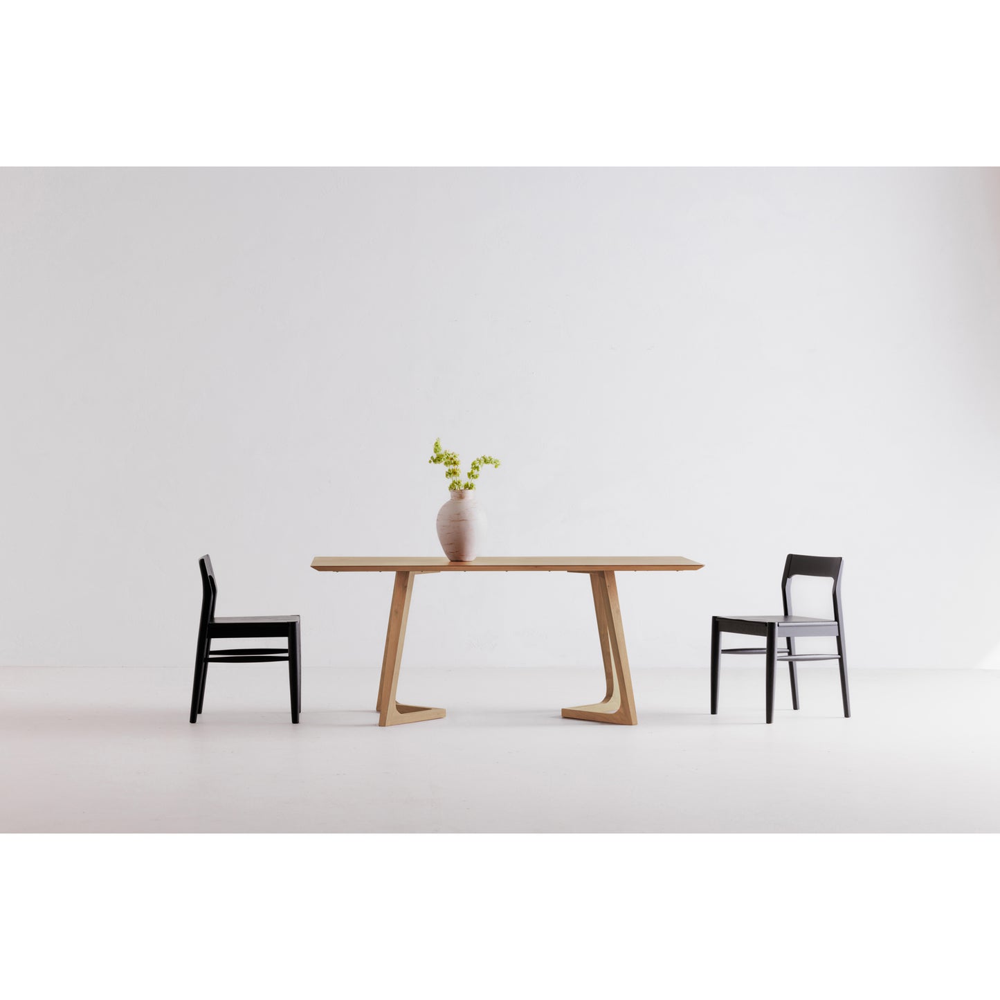 Godenza Rectangular Dining Table Oak by Moe's Home