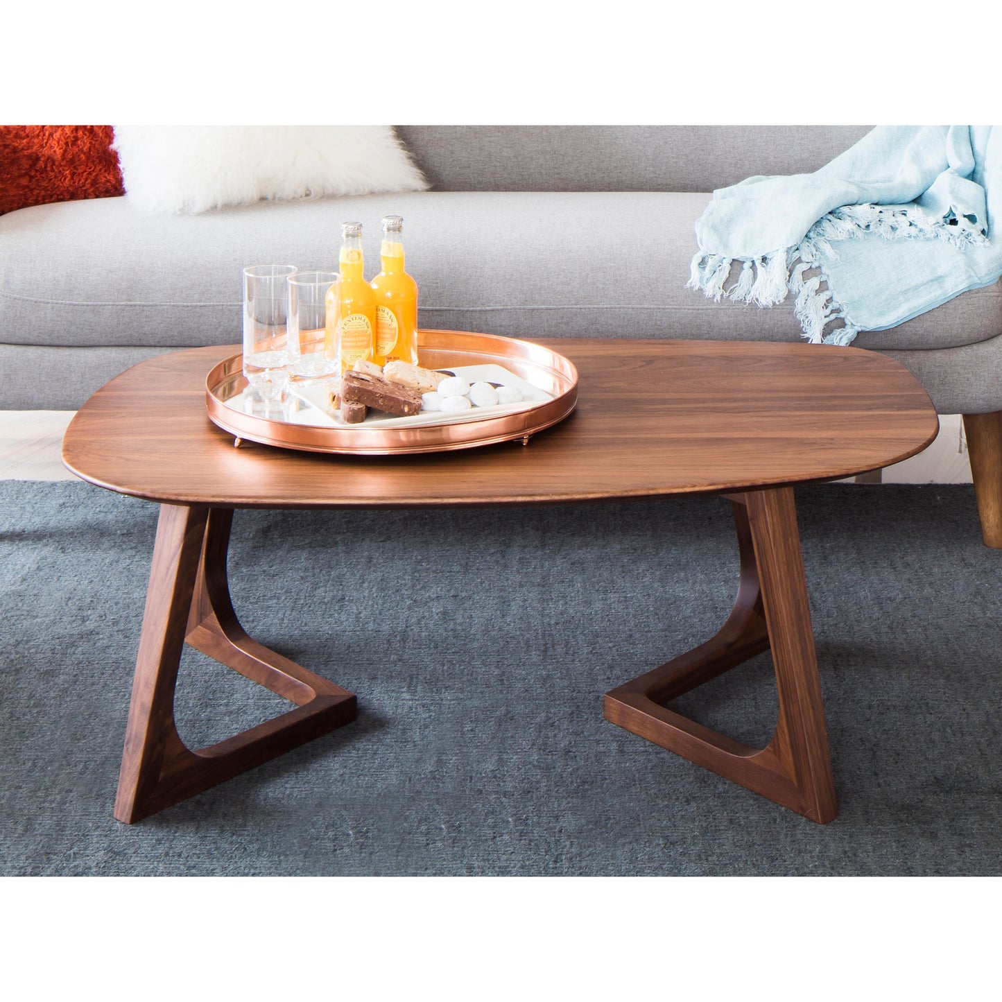 Godenza Small Coffee Table Brown by Moe's Home