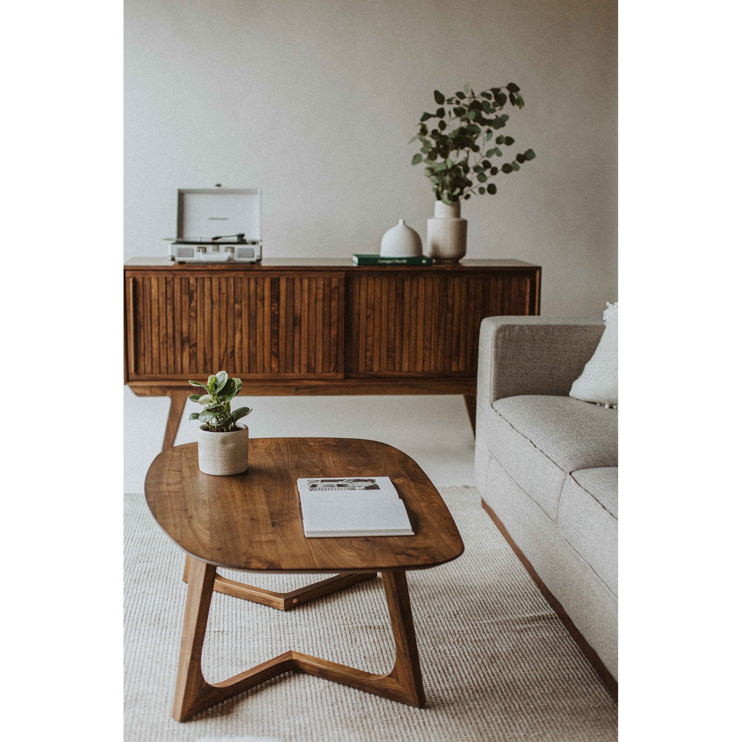 Godenza Small Coffee Table Brown by Moe's Home
