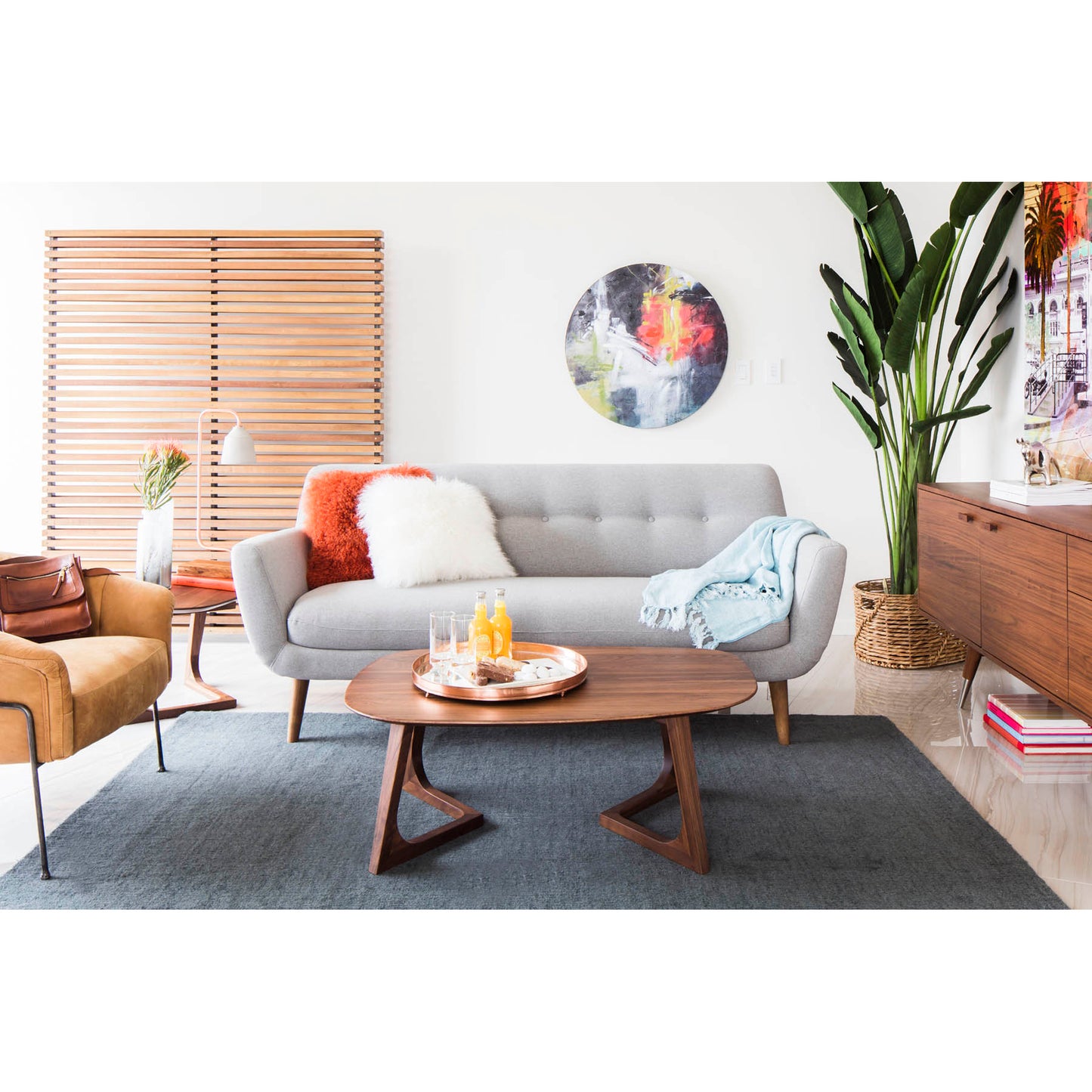 Godenza Small Coffee Table Brown by Moe's Home