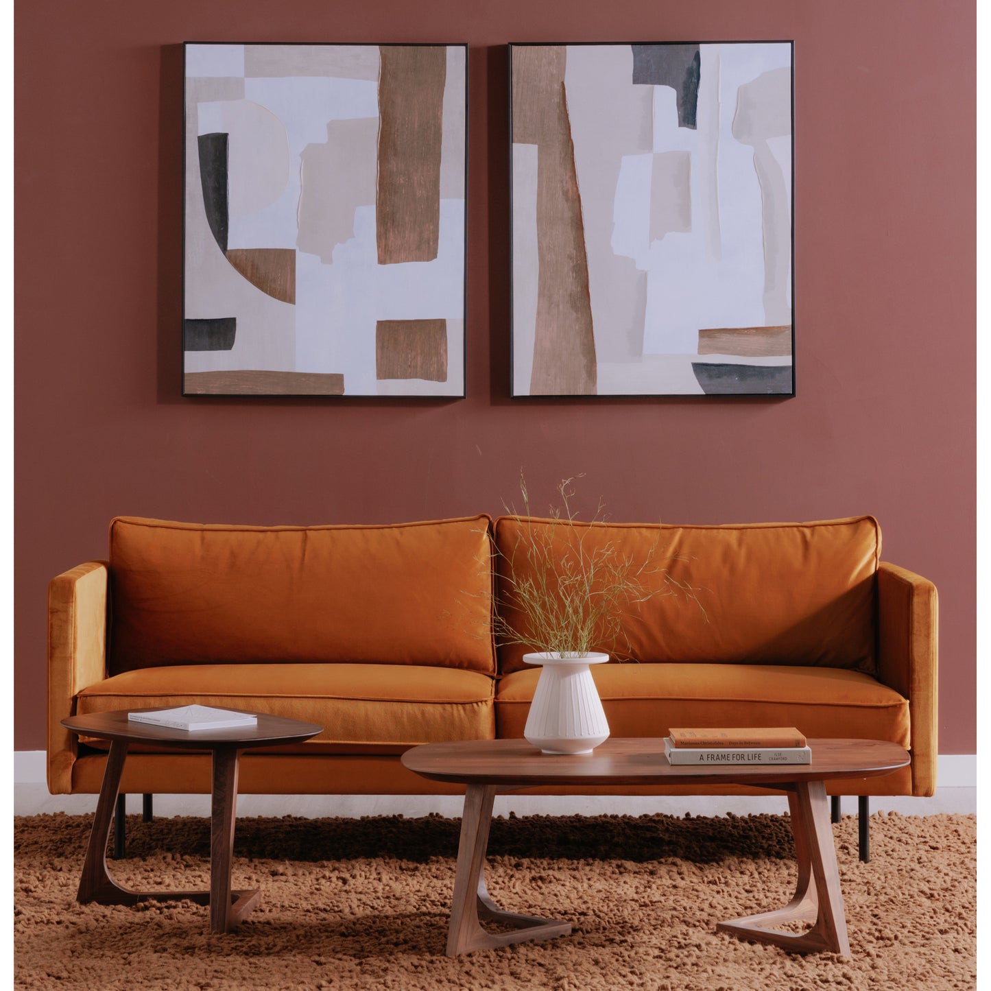 Godenza Small Coffee Table Brown by Moe's Home