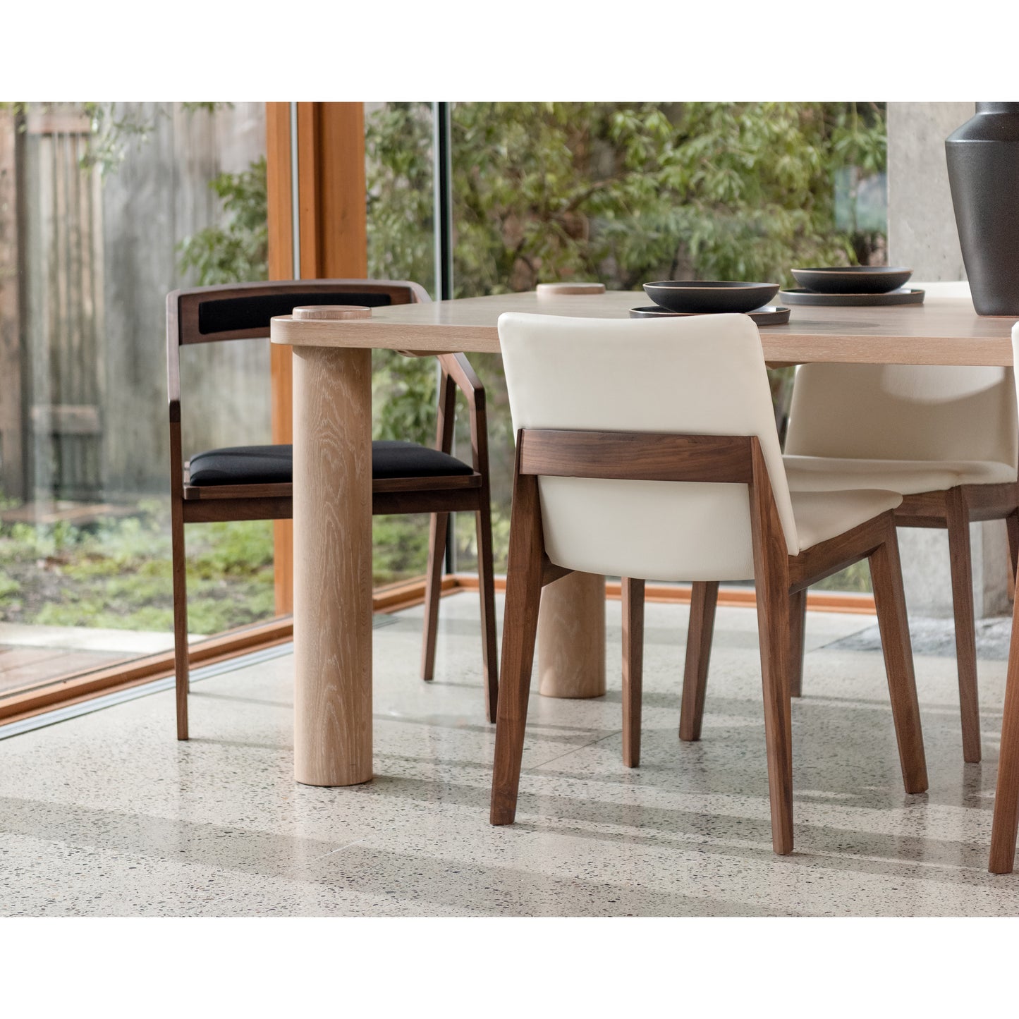 Padma Arm Chair Black by Moe's Home