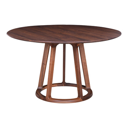 Aldo Round Dining Table Brown | Brown